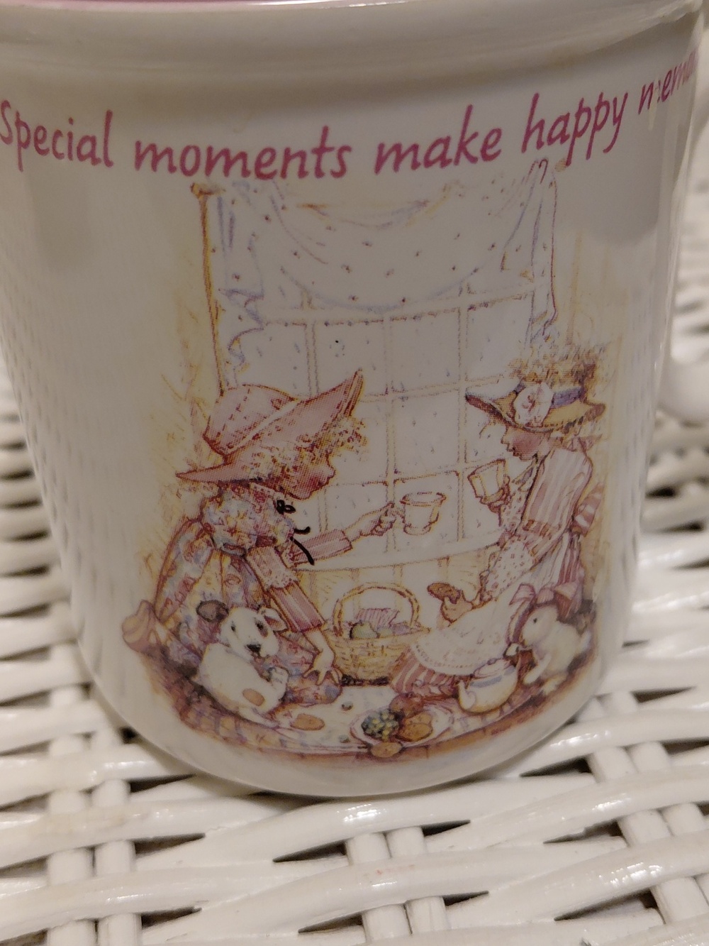 Vintage Holly Hobbie Cup, Designers Collection American Greetings Stoneware 1990